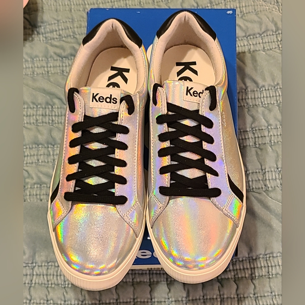 Keds pursuit iridescent sneakers 7.5 WIDE